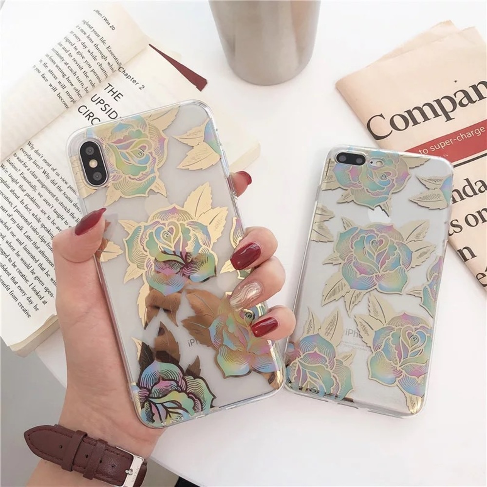 NEW iPhone 12/11/Pro/Max/XR rose case - Picture 3 of 4
